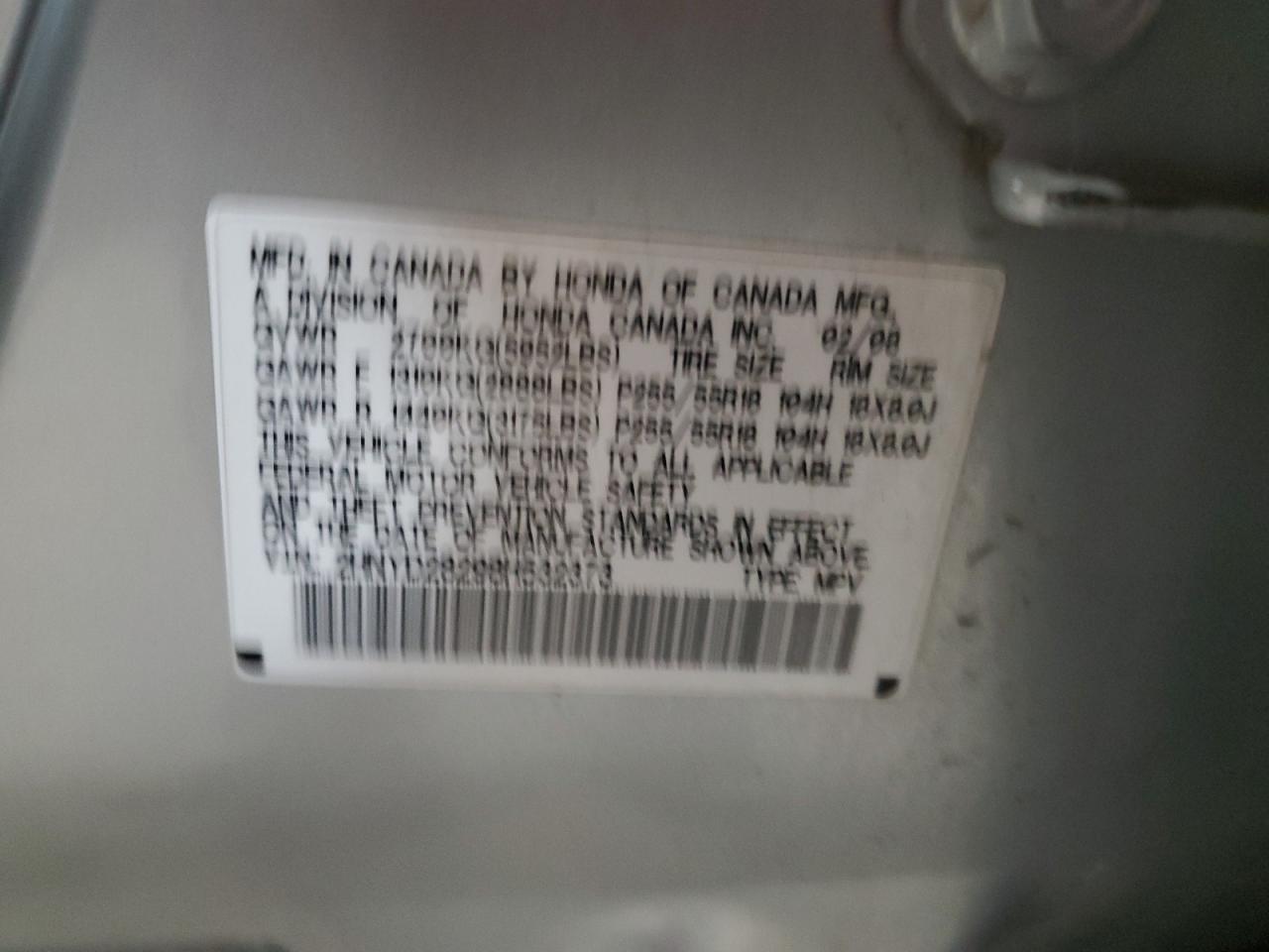 2HNYD28298H532373 2008 Acura Mdx