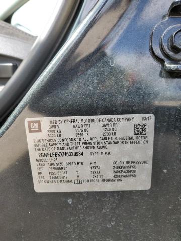 2GNFLFEKXH6320984 2017 CHEVROLET EQUINOX - Image 12