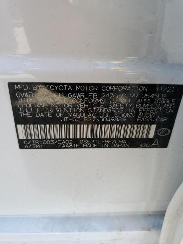 2022 LEXUS IS 350 F-S JTHGZ1B27N5049889