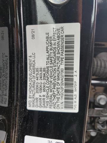 VIN 1HGCV2F32MA027083 2021 Honda Accord, Sport no.12