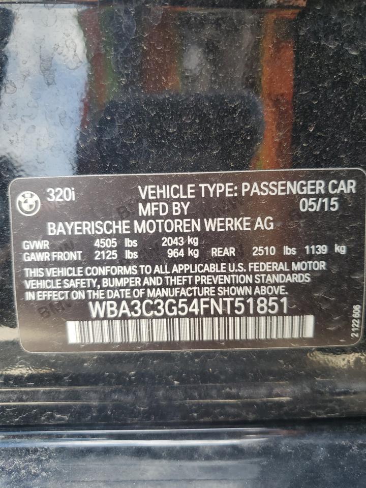 WBA3C3G54FNT51851 2015 BMW 320 I xDrive