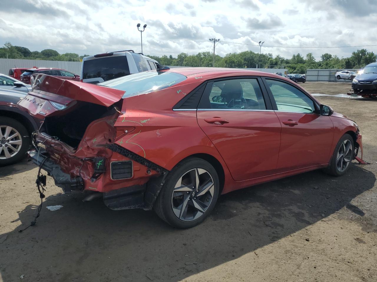 Lot #3028270795 2021 HYUNDAI ELANTRA LI