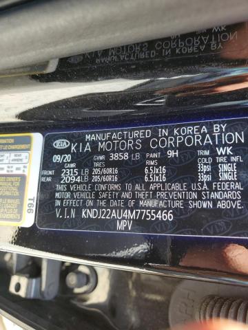 2021 Kia Soul Lx VIN: KNDJ22AU4M7755466 Lot: 63025724