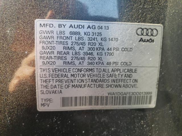 VIN WA1DGAFE3DD013999 2013 Audi Q7, Prestige no.13