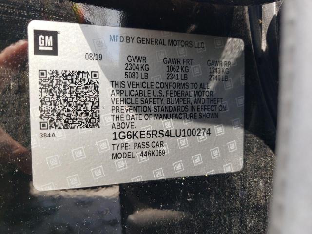 2020 CADILLAC CT6 LUXURY - 1G6KE5RS4LU100274