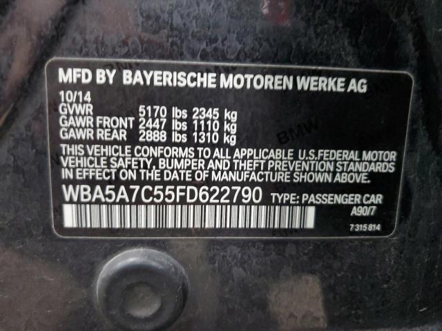 VIN WBA5A7C55FD622790 2015 BMW 5 Series, 528 XI no.12