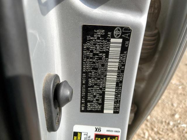 2016 TOYOTA COROLLA L - 2T1BURHE1GC500654