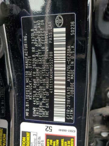 VIN 4T1T11AK6MU552788 2021 Toyota Camry, SE no.12