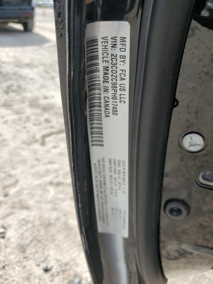 2C3CDZC98PH617480 2023 Dodge Challenger Srt Hellcat