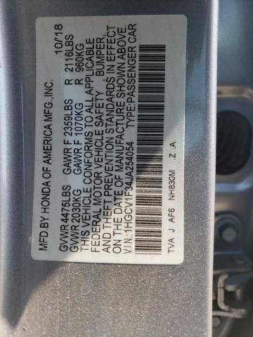 2018 HONDA ACCORD SPO - 1HGCV1F34JA254054