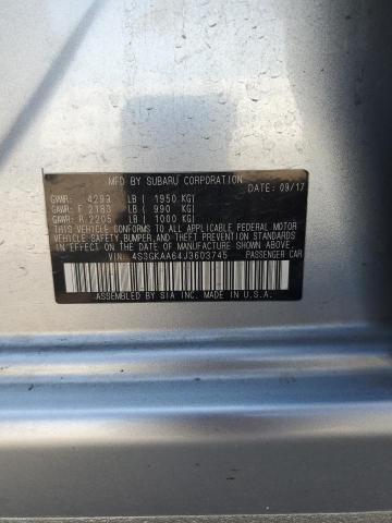 2018 Subaru Impreza VIN: 4S3GKAA64J3603745 Lot: 62520714