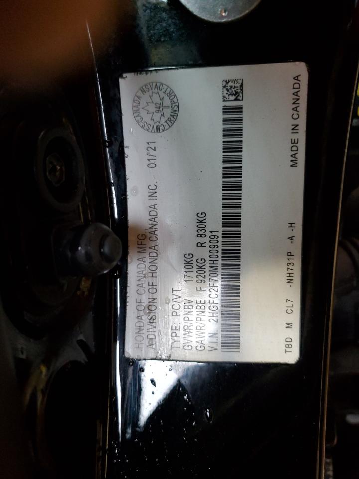 2HGFC2F70MH009091 2021 Honda Civic Ex 2HGFC2F70MH009091 2021 Honda Civic Ex