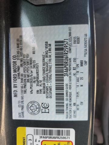 2015 FORD FUSION TIT - 3FA6P0RU6FR259571