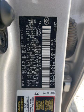 4T1BF1FK8HU738389 2017 TOYOTA CAMRY - Image 12