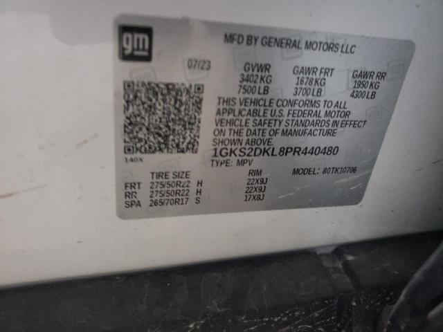 2023 GMC YUKON DENA - 1GKS2DKL8PR440480