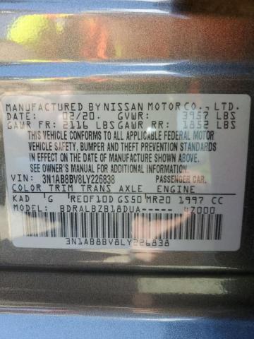 VIN 3N1AB8BV8LY226838 2020 NISSAN SENTRA no.12