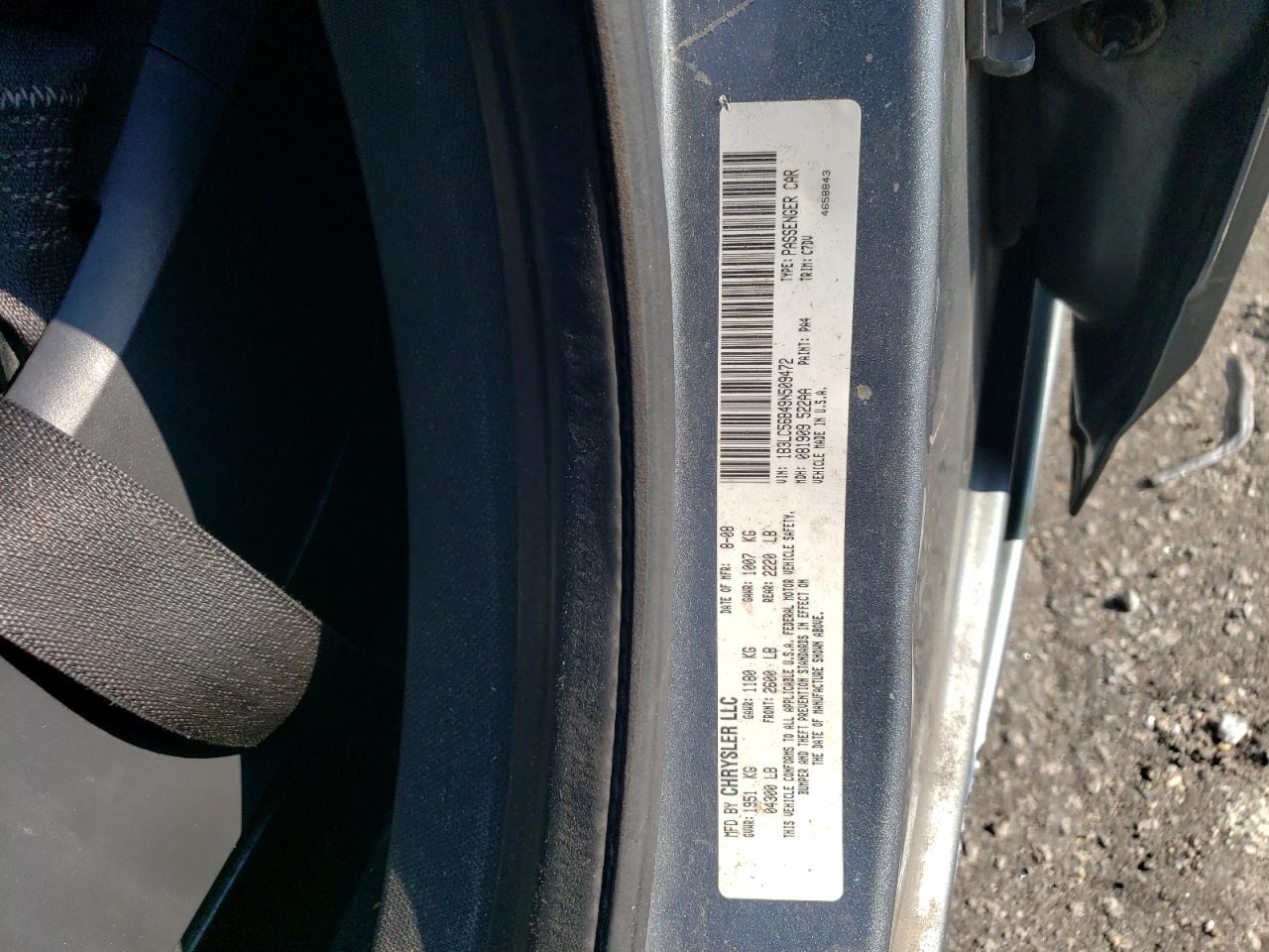 1B3LC56B49N509472 2009 Dodge Avenger Sxt