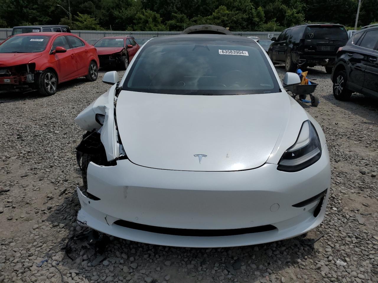 Lot #2786780510 2021 TESLA MODEL 3