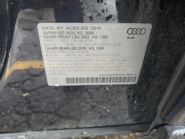 VIN WA1DGAFP1EA104015 2014 Audi Q5, Premium Plus no.13