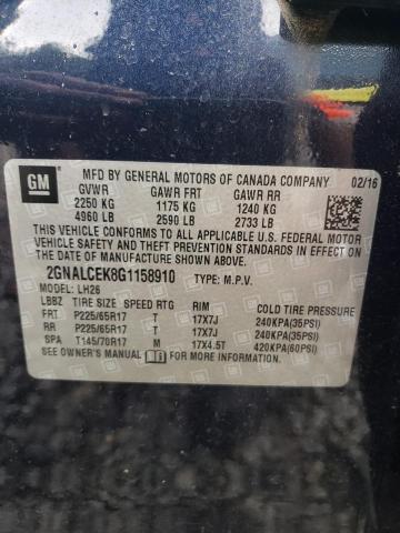 VIN 2GNALCEK8G1158910 2016 Chevrolet Equinox, LT no.13