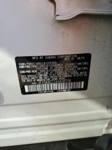 2019 SUBARU FORESTER JF2SKACC1KH408706