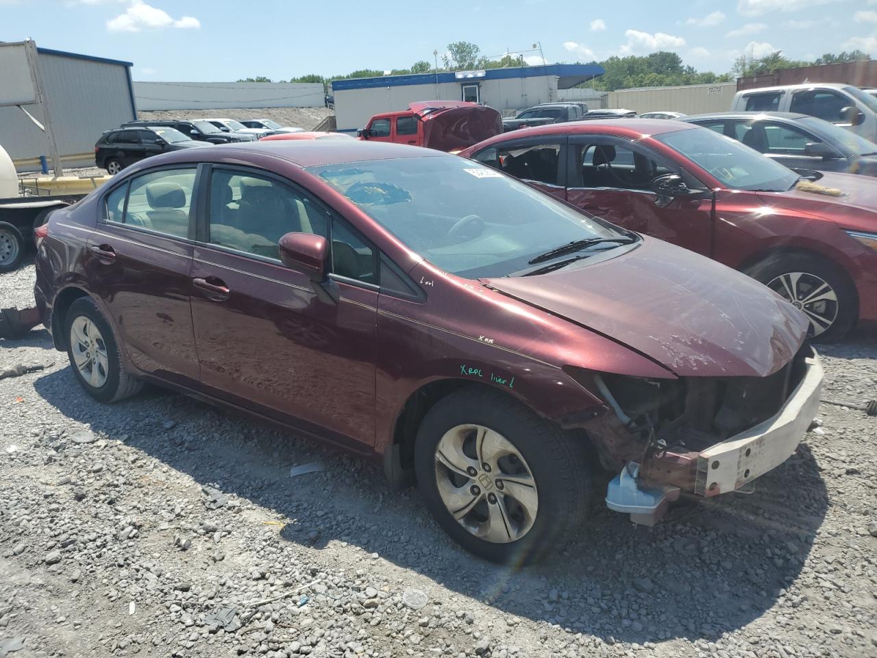 2HGFB2F51EH537600 2014 Honda Civic Lx