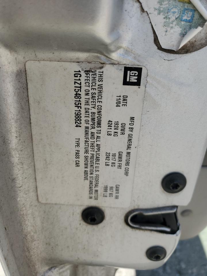 1G1ZT54815F198824 2005 Chevrolet Malibu Ls