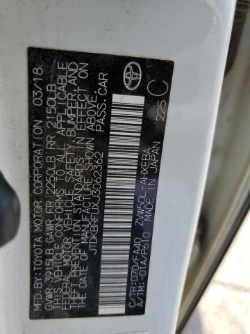2018 TOYOTA PRIUS - JTDKBRFUXJ3062362