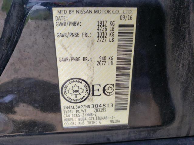 2017 NISSAN ALTIMA 2.5 - 1N4AL3AP7HN304813