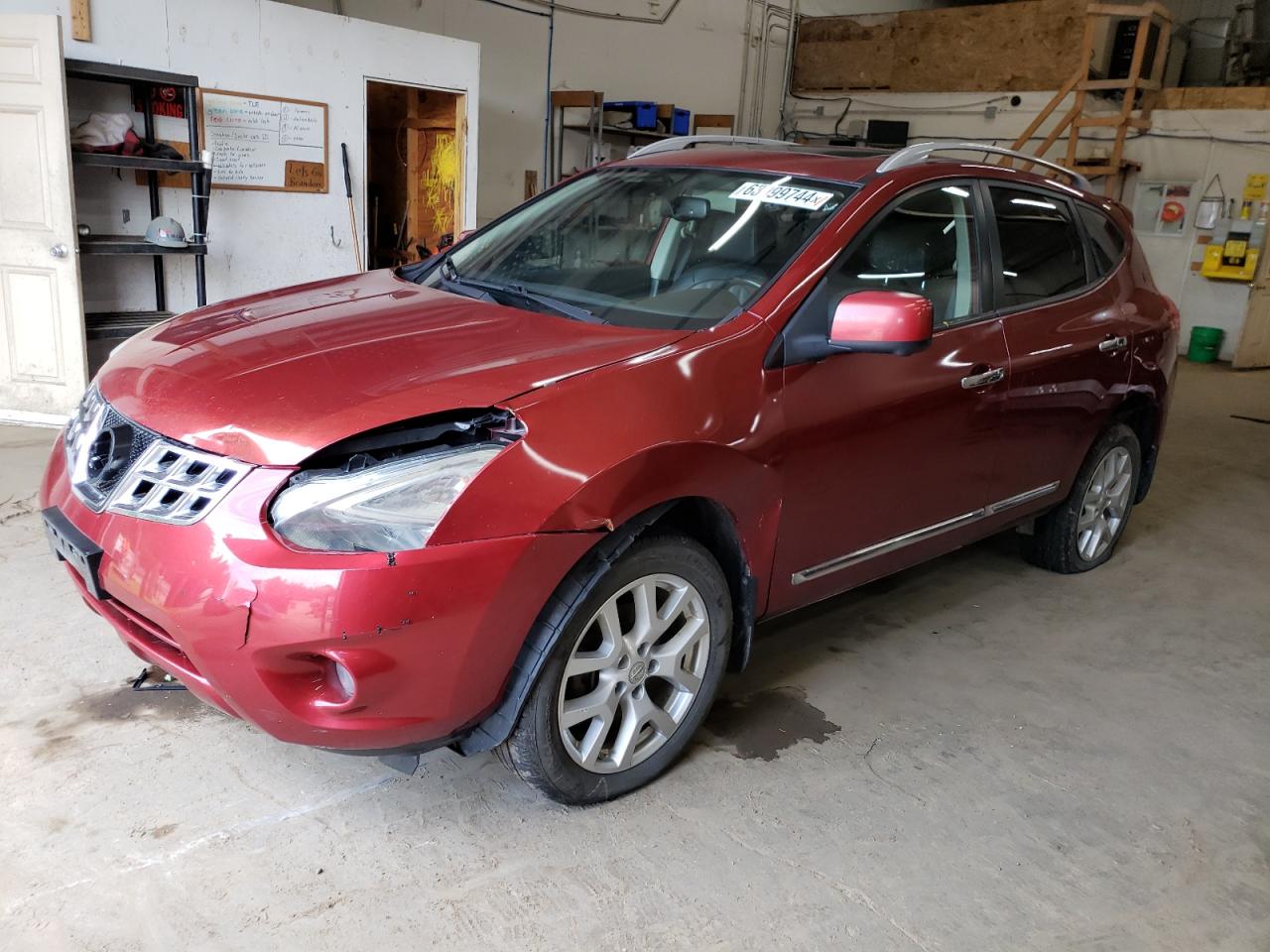 2012 Nissan Rogue S vin: JN8AS5MV7CW363516