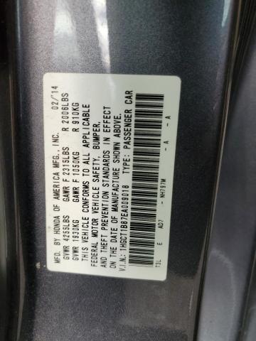 VIN 1HGCT1B87EA009018 2014 Honda Accord, Exl no.12