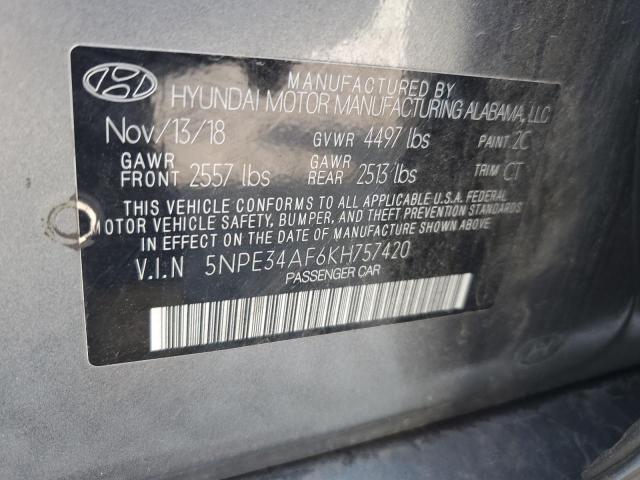 2019 HYUNDAI SONATA LIM - 5NPE34AF6KH757420