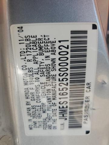 JHMES16525S000021 2005 Honda Civic Lx