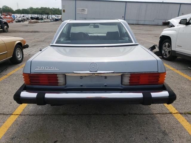 1981 Mercedes-Benz 380 Sl VIN: 000BA45A888000686 Lot: 62410034