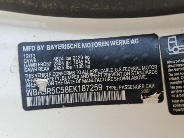 VIN WBA3R5C58EK187259 2014 BMW 4 Series, 435 XI no.13