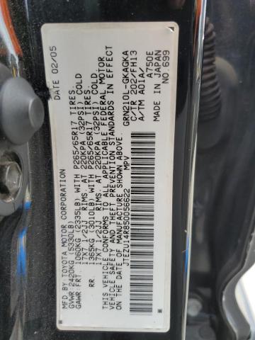 2005 Toyota 4Runner Sr5 VIN: JTEZU14R850056622 Lot: 61716274