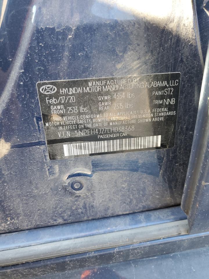5NPEH4J27LH038368 2020 Hyundai Sonata Limited