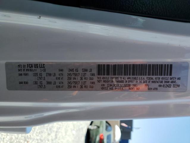 2018 JEEP WRANGLER U - 1C4HJXDG6JW126538