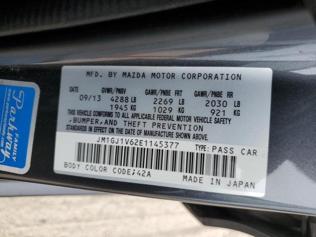 VIN JM1GJ1V62E1145377 2014 Mazda 6, Touring no.12