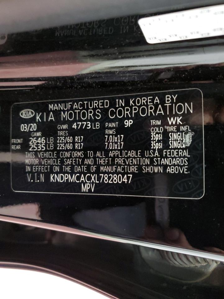 KNDPMCACXL7828047 2020 Kia Sportage Lx