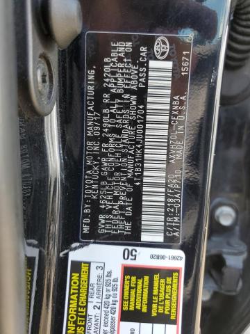 4T1B31HK4JU001704 2018 TOYOTA CAMRY - Image 12