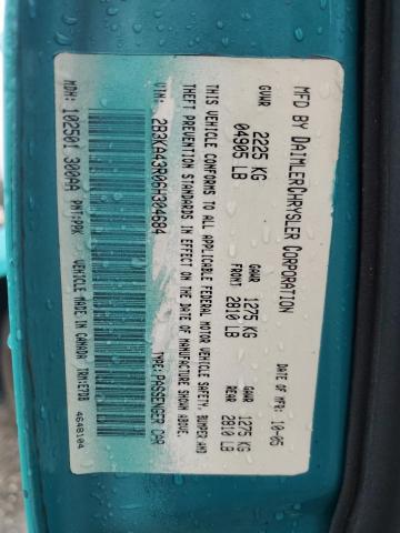 2006 Dodge Charger Se VIN: 2B3KA43R06H304684 Lot: 61443774