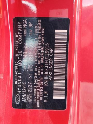 2015 HYUNDAI GENESIS CO - KMHHU6KJ1FU126915