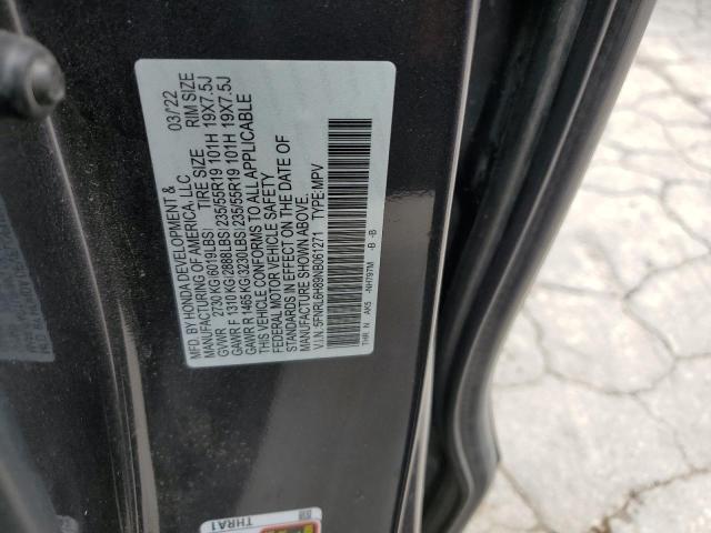 2022 HONDA ODYSSEY TO 5FNRL6H89NB061271  64898884