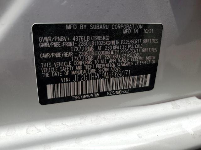 2021 SUBARU CROSSTREK - JF2GTHRC9MH669071