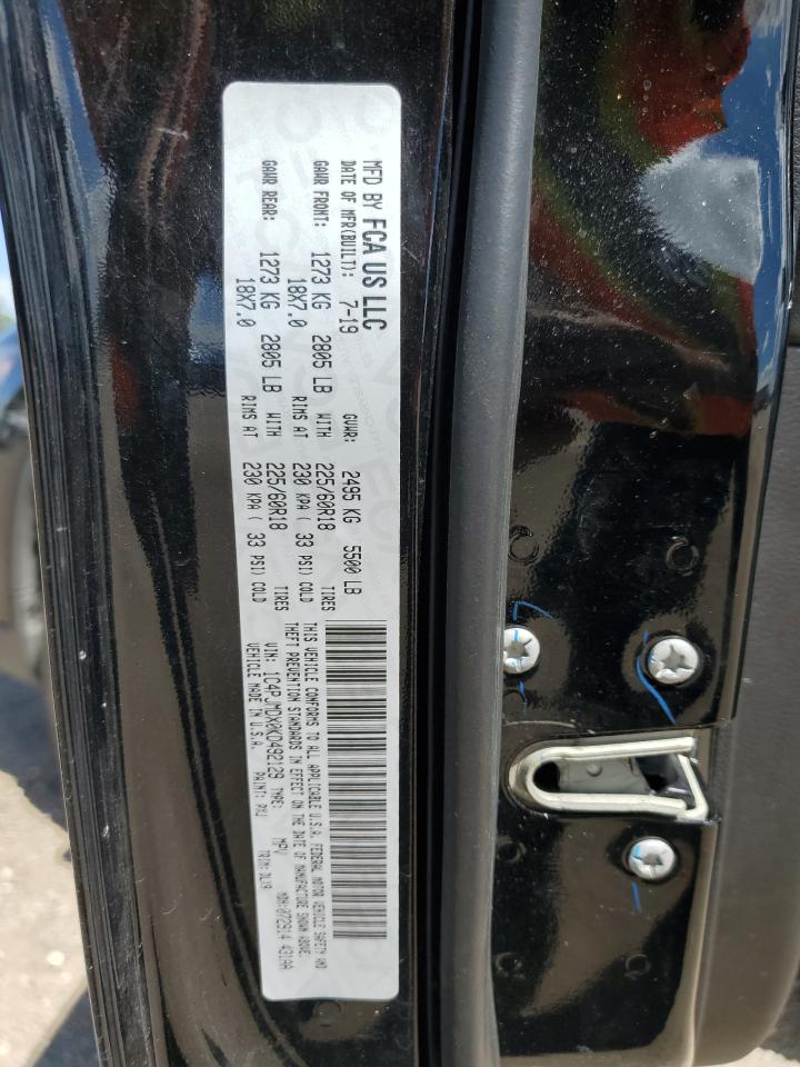 1C4PJMDX0KD492129 2019 Jeep Cherokee Limited