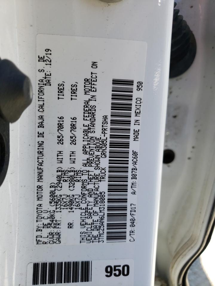 3TMCZ5AN6LM318085 2020 Toyota Tacoma Double Cab