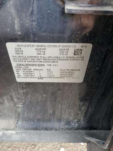 2015 GMC TERRAIN SL - 2GKALSEKXF6122970