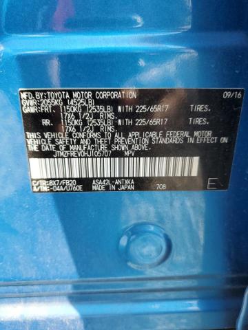2017 TOYOTA RAV4 LE - JTMZFREV0HJ105707