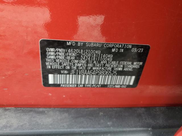 2023 SUBARU WRX - JF1VBAA64P9806525